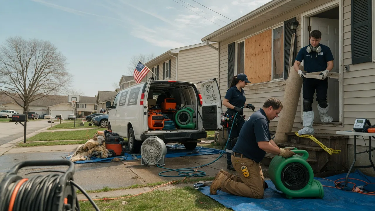 Water Damage Restoration in Deep Run, NC near me